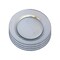 Handmade Metallic Glass Salad Plate Opalescent Textured Tableware